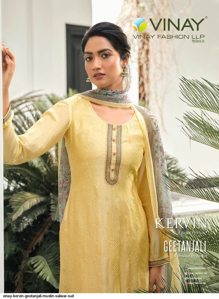 Relssa Libas Fancy Muslin Cotton Silk Salwar Suit Catalog Wholesaler