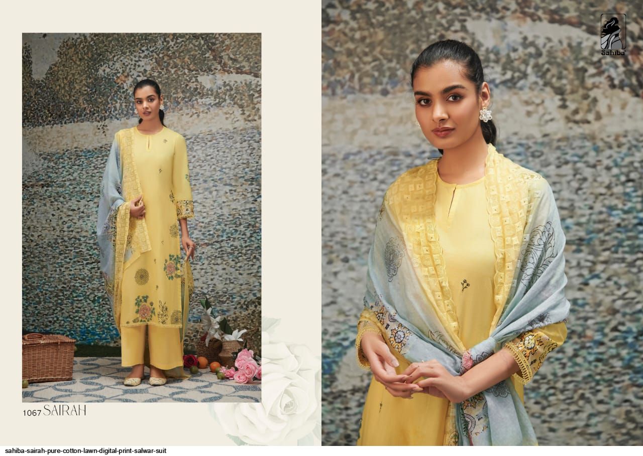 New Trendy Catalogue sahiba prithvi pure cotton lawn digital print suit -  Rehmat Boutique