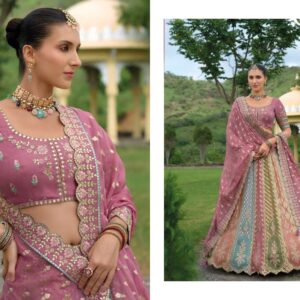 TATHASTU ANAARA 7400 SERIES INDIAN WOMEN SILK WEDDING LEHENGA CHOLI