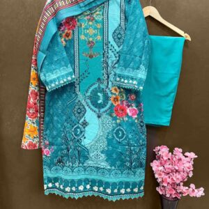 al karam chikankari 5 lawn readymade pakistani suit