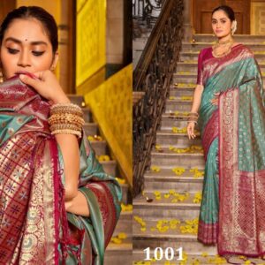 astita launch vaani series 1001 to 1004 banarasi silk traditional saree in wholesale surat
