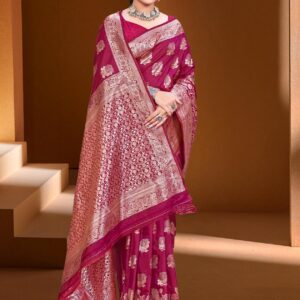 BUNAWAT Tango series 1001 to 1006 SIlk Sangam Prints Silk Woven Work Traditional Saree in wholesale surat