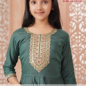 dt devi alka 9199 roman silk readymade fancy kids combo suit in wholesale surat