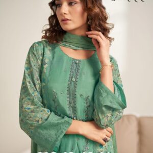 glossy simar ruvya series 8204A to 8204D viscose muslin hit design fancy salwar kameez in wholesale surat