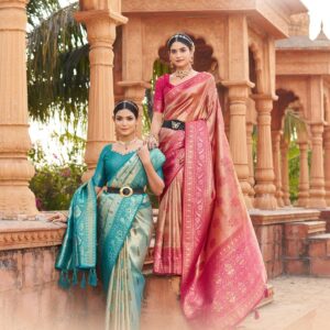 gobuni shubharambh series 1101-1106 Soft Banarasi Silk wholesale saree