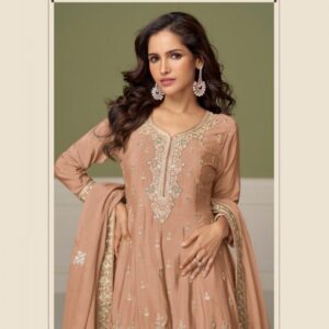 gulkayra designer nitya series 7556A to 7556B chinon readymade exclusive plazzo kurti with dupatta in wholesale surat