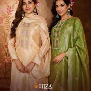 ibiza forecast series 15952 to 15955 kosa silk jacquard hit design suit in wholesale surat