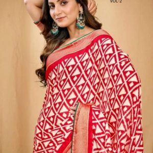 kashvi creation saumya vol 2 series 201 to 208 dull moss viscose best saree in wholesale surat