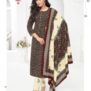 Kundan Batik Vol-3 series 3001 to 3012 Pure Cotton Batik Printed kurti Pant With Dupatta in wholesale surat