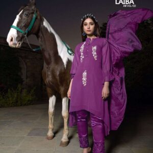 laiba am vol 123  pure georgette readymade suit