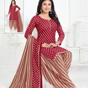 Madhav Punjabi Kudi Vol-19 series 19001 to 19010 Pure Cotton Printed Readymade Patiyala suit in wholesale surat