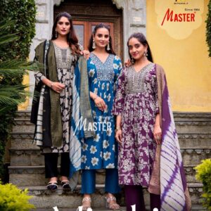 master mirchi ghera vol 1 series 1001 to 1008 vertican print readymade casual suit in wholesale surat