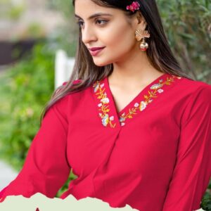 mittoo ansuya series 2001 to 2006 gadhawal fab thread work readymade kurti with pair in wholesale surat