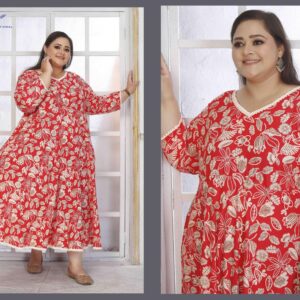 MOKSH PLUS SIZE COLOUR VOL-2 series 8660-8662 Premium Riyon wholesale kurti