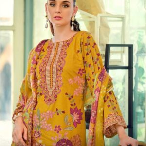 nisanka hermitage mughal series 01 to 06 lawn cotton pakistani readymade big size suit in wholesale surat