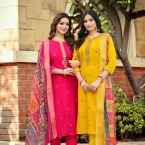 ossm mohey vol 2 series 1001 to 1006 viscose roman silk readymade big size suit in wholesale surat