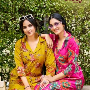 ossm rosy vol 2 series 1001 to 1006 vatican a line readymade unique kurti with pant in wholesale surat