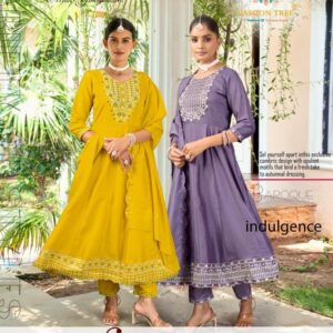 passion tree kashvi vol 1 series 1001 to 1008 anarkali vichitra silk readymade big size suit in wholesale surat