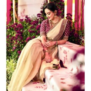 pr clothing kc 2034 banarasi crush sequence party wear glamorous styles sarees in wholesale surat