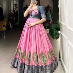 pr ynf5310 dola silk wholesale gown in surat