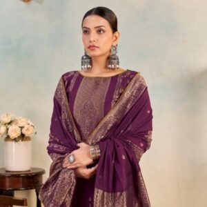 radhika fashion banarasi adha vol 6 series 114001 to 114006 azara cotton jacquard fancy salwar kameez in wholesale surat