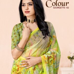 ruchi colour georgette vol 2 series 50702A to 50702F amazing georgette saree in wholesale surat