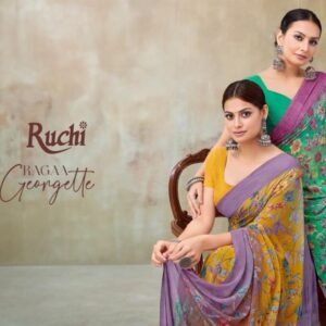 ruchi ragaa georgette vol 21 series 50301a to 50303d georgette pretty look sarees in wholesale surat