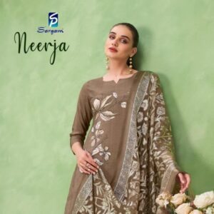 sargam prints neerja series 2662 A to D elegant style bemberg muslin salwar kameez in wholesale surat