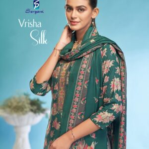 sargam prints vrisha 2694 A to D silk viscose modal muslin daily wear suit in wholesale surat