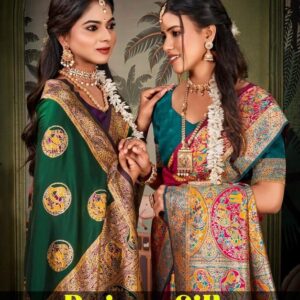 Saroj Rainaa Silk vol.1 50*600 series 1001 to 1006 silk saree in wholesale surat