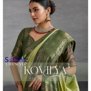 sethnic lifestyle kovilya vol 3 series 95009 TO 95012 gorgeous look kanjivaram silk sarees in wholesale surat