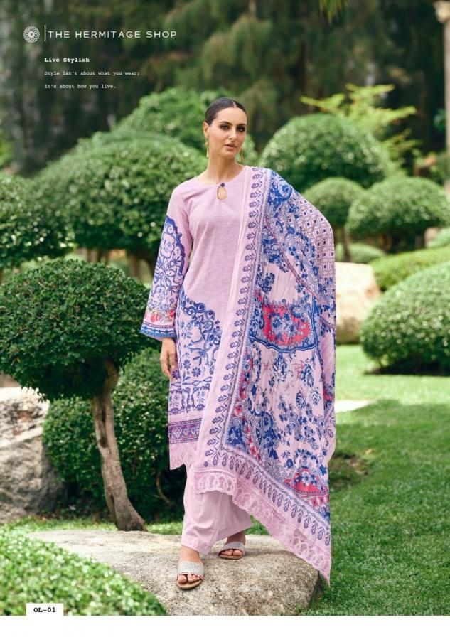 the hermitage the original lawn vol 2 series 01 to 04 viscose cotton pakistani suit in wholesale surat - Image 11
