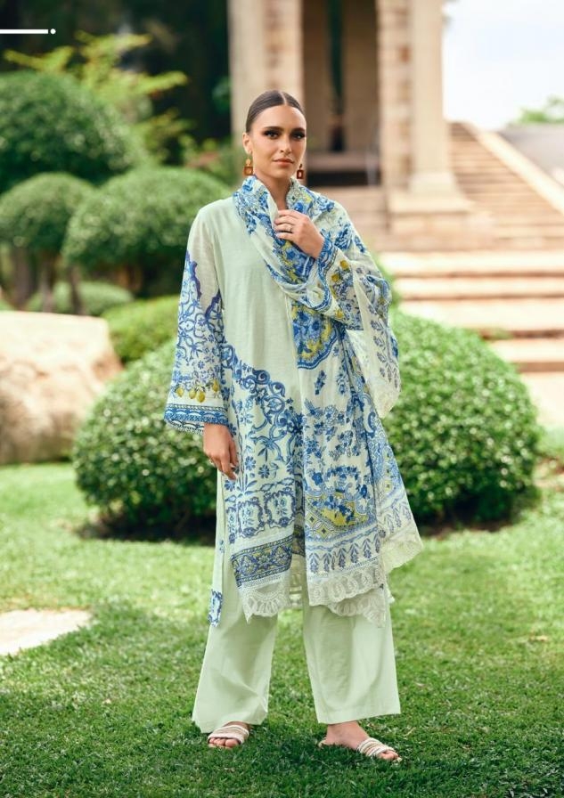the hermitage the original lawn vol 2 series 01 to 04 viscose cotton pakistani suit in wholesale surat - Image 13
