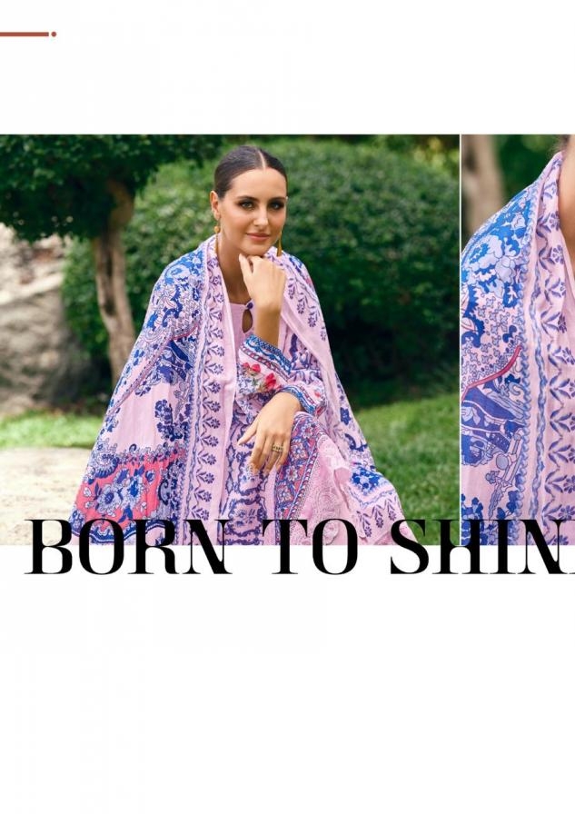 the hermitage the original lawn vol 2 series 01 to 04 viscose cotton pakistani suit in wholesale surat - Image 6