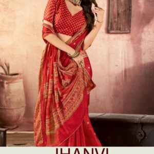 vallabhi prints ihanvi vol 3 series 35561 to 35566 chiffon hit design saree in wholesale surat
