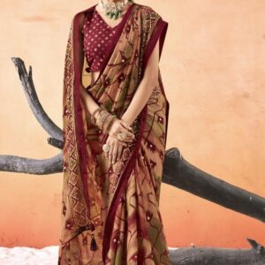 vallabhi prints shriyanka vol 8 series 35231 to 35236 moss georgette best saree in wholesale surat