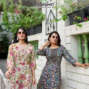 vaniska charming vol 2 series 2001-2008 rayon wholesale kurti