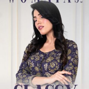 womaya classy contessa series 8554 to 8557 anarkali cotton combo set readymade gown with dupatta in wholesale surat