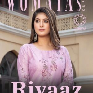 womaya rivaaz applique story series 6261 to 6266 readymade modal silk combo suit in wholesale surat