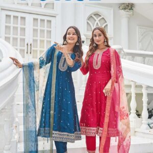 aanchi force vichitra silk hit design readymade suit in wholesale surat