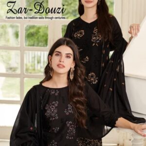 alok zar douzi series 28171801 to 28171804 pretty look cotton pakistani print salwar kameez in wholesale surat