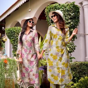 ashwath trendz saiyara series 1001 to 1006 star vetican readymade pretty co-ord sets in wholesale surat