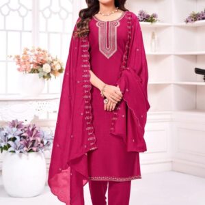 churii dhalia series 1001 to 1008 attractive look vichitra readymade combo suit in wholesale surat