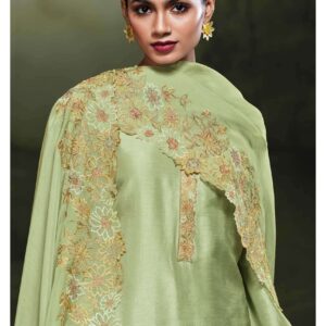 Ganga Fashion Zaya 3843 A to B Fancy Russian Silk Designer Suit in wholesale surat