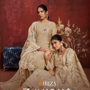 ibiza tanishq series 15924 to 15927 orgenic sen silk designer salwar kameez in wholesale surat