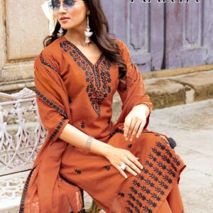 kadlee aarya series 4001 to 4006 readymade pure cotton readymade suit in wholesale surat