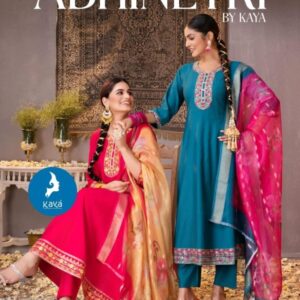 kaya abhinetri series 01 to 06 readymade vertican anarkali style salwar kameez in wholesale surat