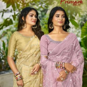 lt fashion primark vol 12 series 1201 to 1206 malai silk saree in wholesale surat