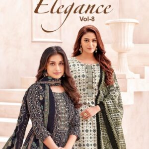 mayur creation elegance vol 8 series 8001 to 8010 cotton readymade big size suit in wholesale surat