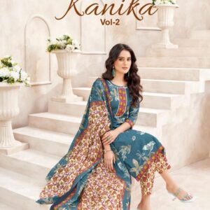 mayur creation kanika vol 2 series 2001 to 2010 readymade fancy cotton big size suit in wholesale surat